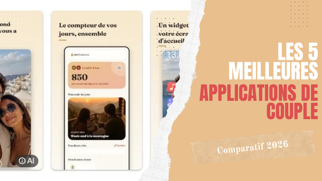 Les 5 meilleures applications de couple 2026