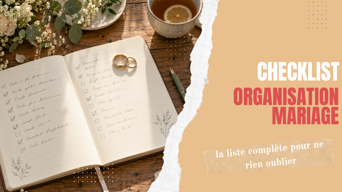 checklist organisation mariage