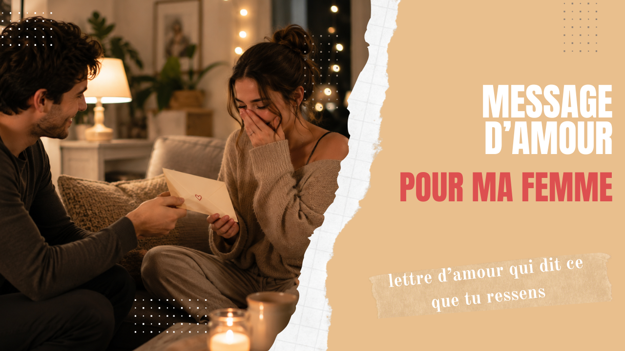 message d'amour pour ma femme