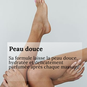 Huile de massage comestible à la vanille